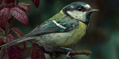 Serene Grey Wagtail Bird Taking a Rest in the Tranquil Outdoors with Gentle Light 美しい野鳥キセキレイ