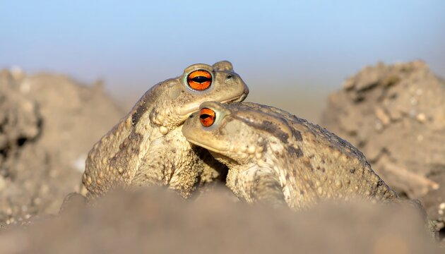 Two toads close together (1)