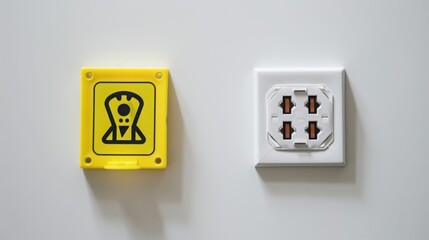  "Electrical Safety Setup with Childproof Outlet Covers"