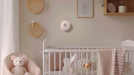 "Smart and Safe Minimalist Baby Room"