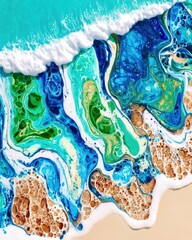 abstract background with water