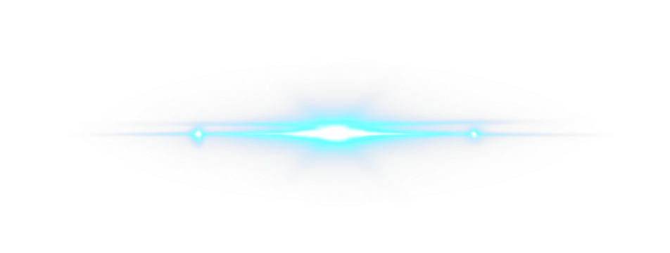 Light, beam, PNG, laser, blue shine create glowing streaks. Horizontal flare PNG Overlay with bright vector light effect on dark space for transparent modern design.
