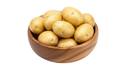 Isolated Bowl of Potatoes