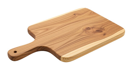 Isolated Wooden Cutting Board