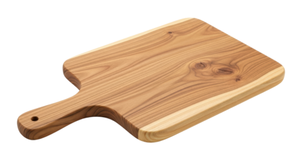 Isolated Wooden Cutting Board