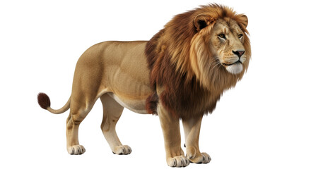 Isolated Lion © Ines