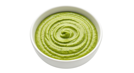 Isolated Green Sauce