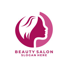 Women beauty logo design icon vector template. Lady icon for cosmetic logo design. Premium beauty vector logo