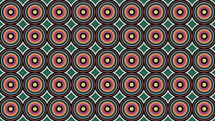 circle motif, circle pattern, symmetrical, circle lines, wall wallpaper, HD