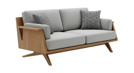 Isolated Modern Sofa