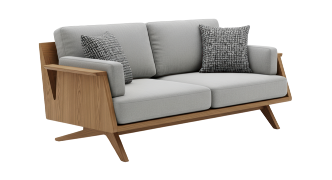 Isolated Modern Sofa