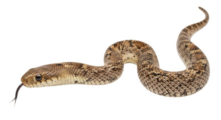 Fototapeta premium Isolated Snake with Tongue