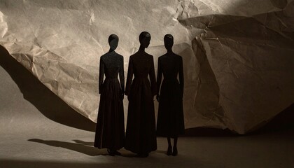 Generated image people in art form