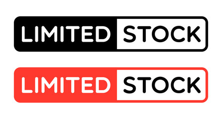 Vector Simple Limited Stock Labels