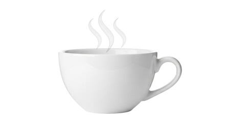 Isolated White Coffee Cup