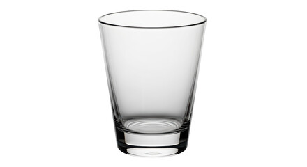 Isolated Empty Drinking Glass