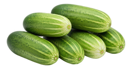 Isolated Cucumbers