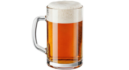 Isolated Beer Mug with Foam
