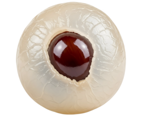 cake with cherry, Thai fruit (Lam Yai)