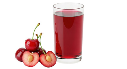 Isolated Cherries