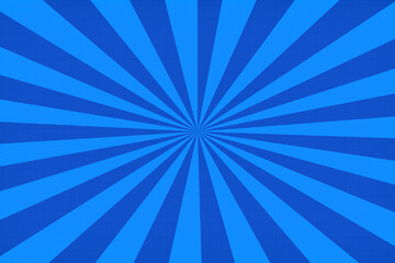 Blue radial burst background