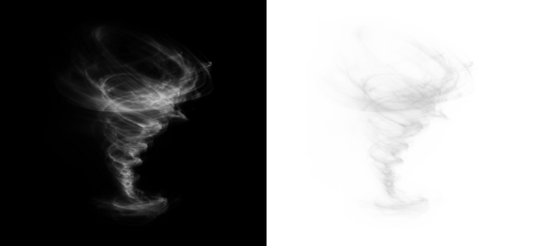Tornado spin current round flow