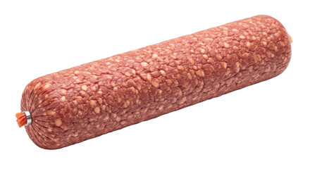 Isolated Raw Sausage Roll