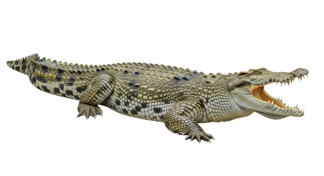 Isolated Crocodile - Powered by Adobe