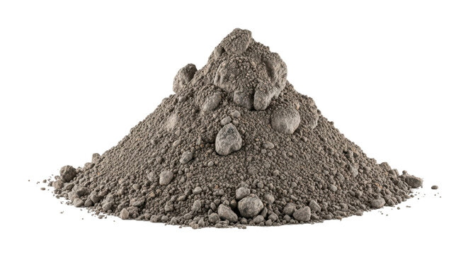 Isolated Pile of Bentonite Clay