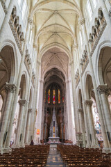 Fototapeta premium Cityscape of the streets of Nantes (France)