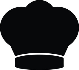 Chef's Hat Silhouette Icon
