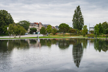 Obraz premium Cityscape of the streets of Nantes (France)