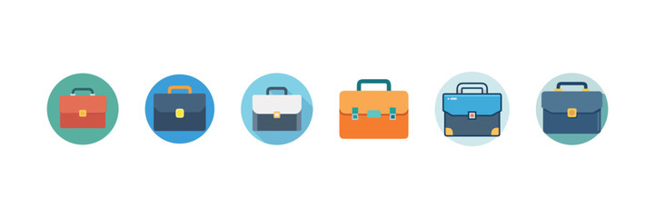 Travel and Vacation Icons – Suitcase, Airplane, Camera, Compass, Globe, Map, Adventure Illustrations