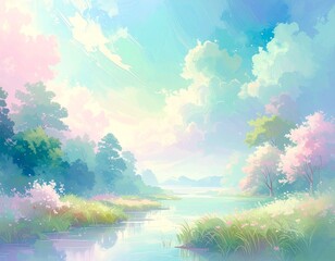 A pastel watercolor textured background with soft brushstrokes and artistic splashes. Perfect for invitation designs, creative posters, packaging, and branding.