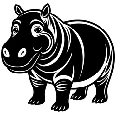 Fototapeta premium Rhinoceros icon