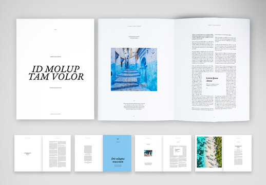 Minimal Editorial Magazine Template