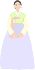 woman in hanbok