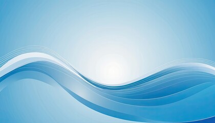A white blue blue background with white waves in the style of rounded shapes. 1