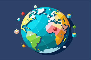 earth globe illustration