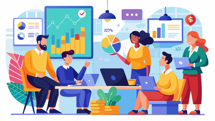 business meeting in office