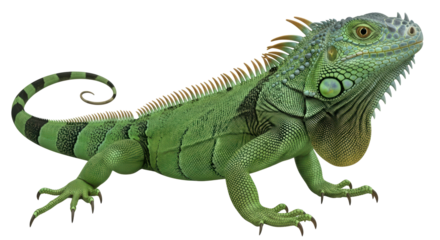 Isolated Iguana