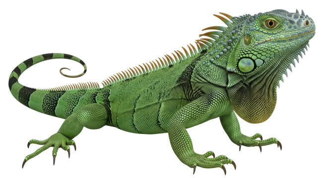 Isolated Iguana