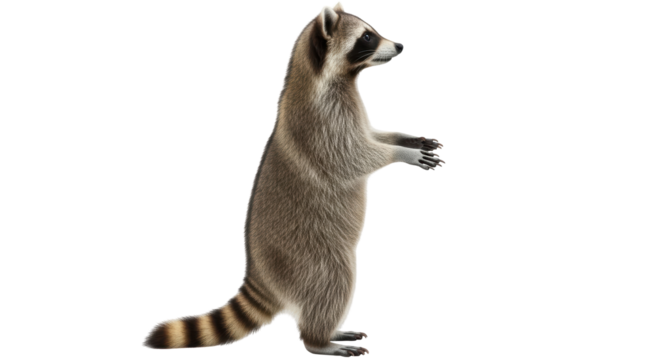 Isolated Raccoon