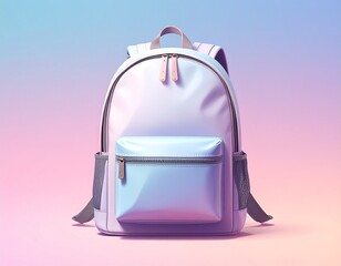 A plain travel backpack mockup featuring front and side views. Perfect for branding travel gear, outdoor merchandise, or lifestyle product designs.