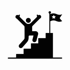 winner on the podium