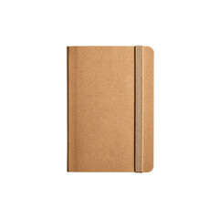 Kraft Paper Notebook with Elastic Closure - Top View