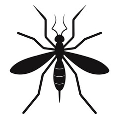 Aedes-mosquito mosquito  icon line airt vactor outline Illustrations on white background.