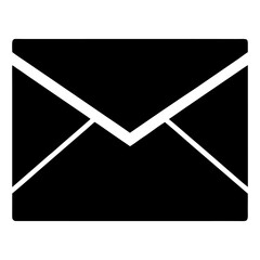 Flat-mail-envelope icon line airt vactor outline Illustrations on white background.