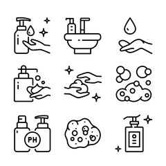 Soap for Hands and Body. Skin pH and moisturizing, natural cosmetics. Hygiene Skin, Wash, Cleansing Concept