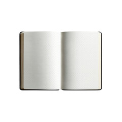 Open Dot Grid Notebook Mockup - Blank Pages for Design and Branding